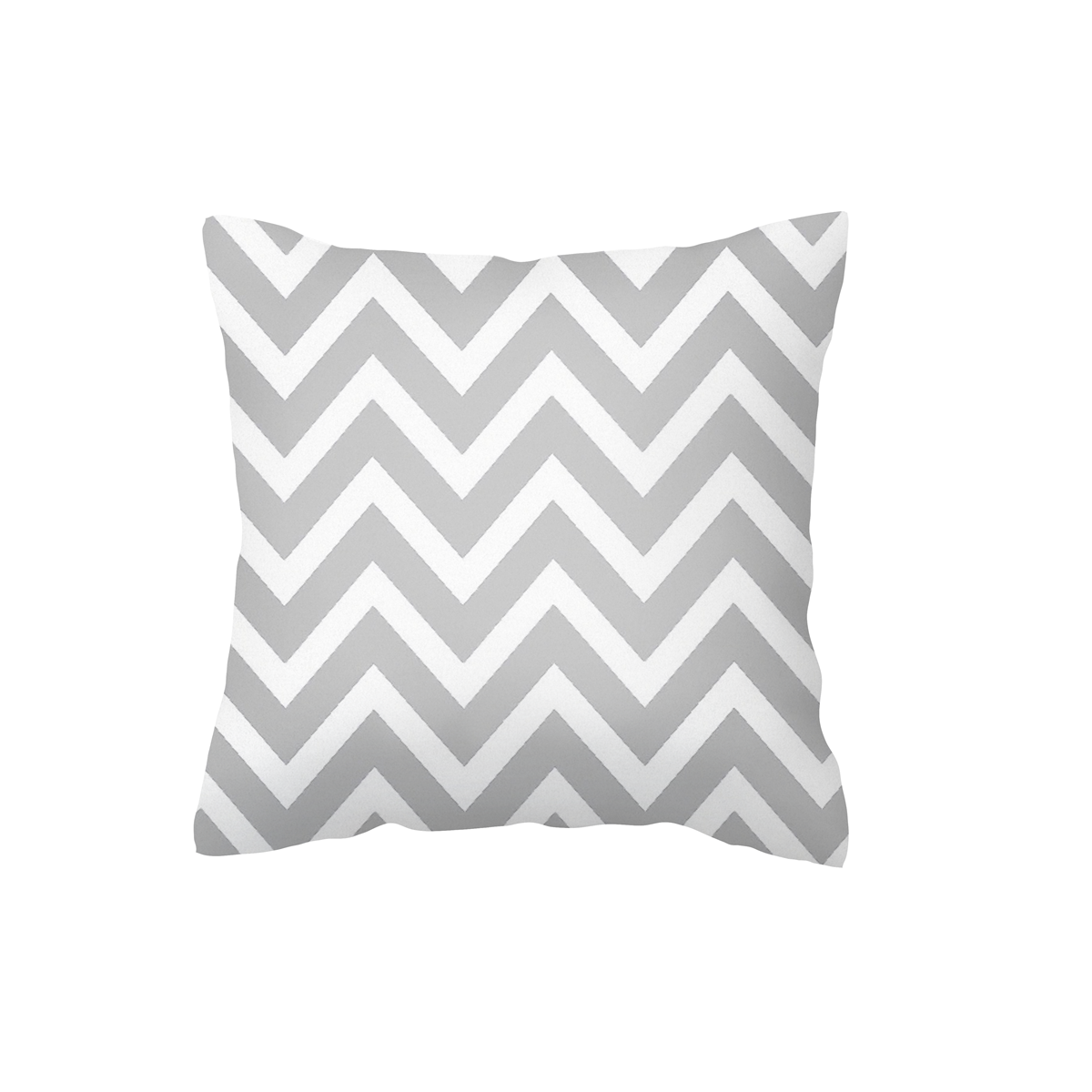 Grey chevron cushion best sale