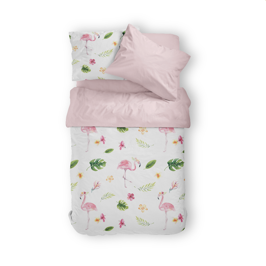 Tropical Flamingo Kids Duvet Set Studio Collection