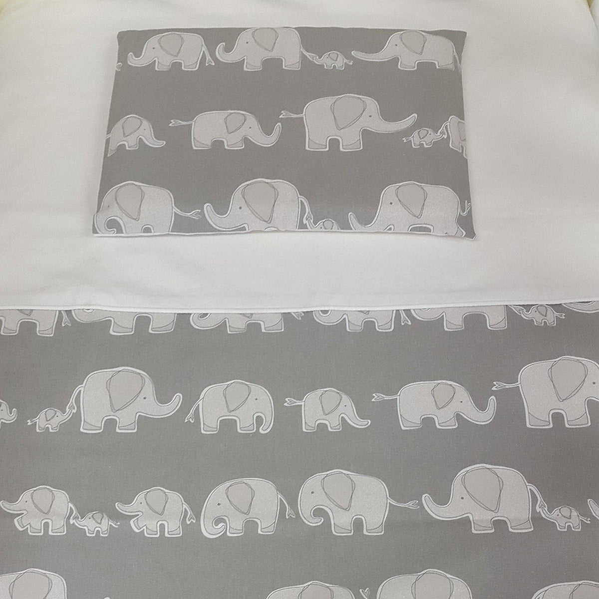 Grey elephant cot bedding 2025