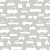 Grey Traffic Padded Cot Bumper