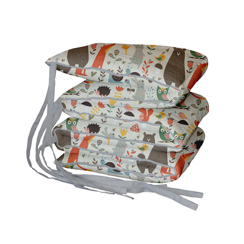 Whimsy Woodland Padded Cot Bumper