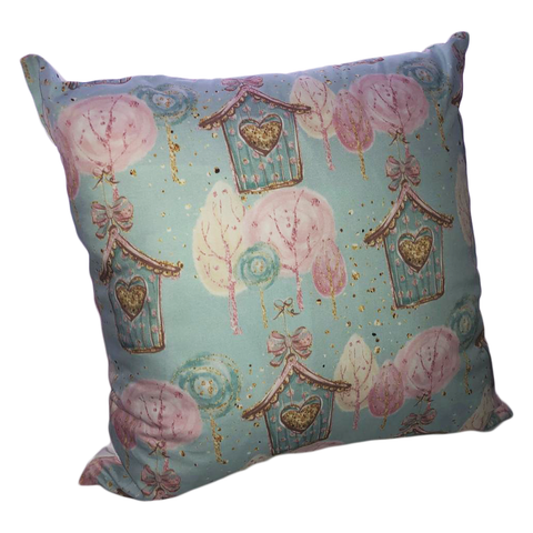 Forest Owl House Scatter Cushion