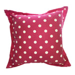 Red With White Polka Dots Scatter Cushion
