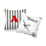 Grey Air Show Scatter Cushion