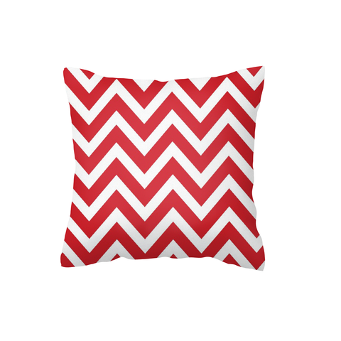 Red Chevron Scatter Cushion