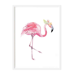 Bowing Flamingo Print