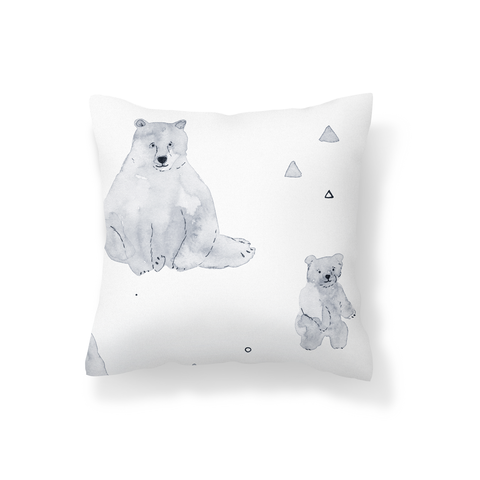 Watercolour Bears Scatter Cushion