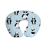 Blue Playful Pandas Feeding Cushion