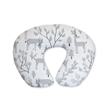 Snowy Woodland Grey Feeding Cushion