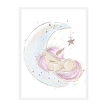 Sleeping Unicorn Print